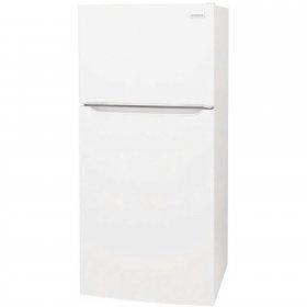 Frigidaire FFHT1835VW 30 Top Freezer Refrigerator with 18.3 cu. ft. Total Capacity Reversible Doors LED Lighting in White