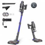 MOOSOO Cordless Vacuum Cleaner 20KPa Suction Upright Vaccums for Hard Floor