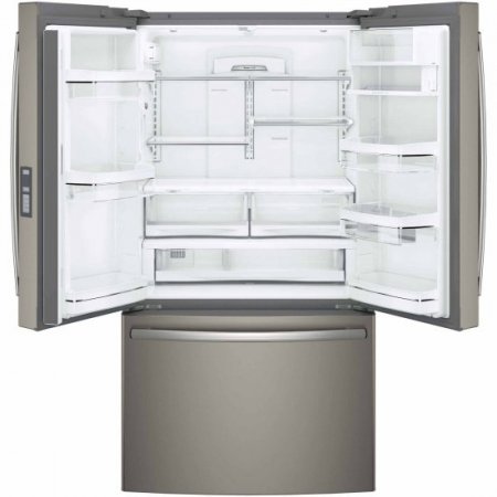 GE Profile PWE23KMKES 23 Cu. Ft. Slate Counter-Depth French Door Refrigerator